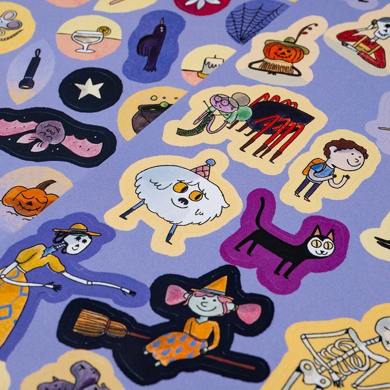poster and monster stickers